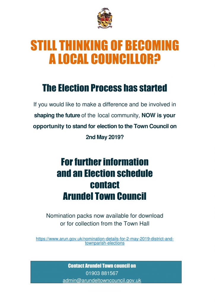 A TOWN COUNCILLOR NOW Arundel Town Council