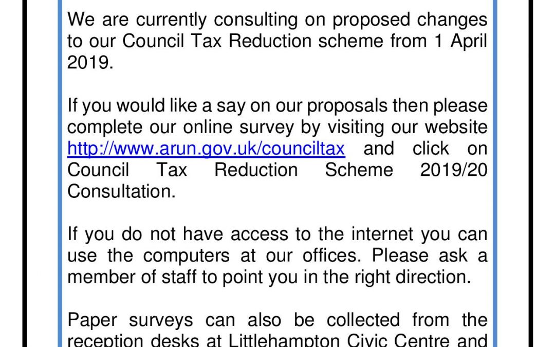 Council Tax Reduction Consultation
