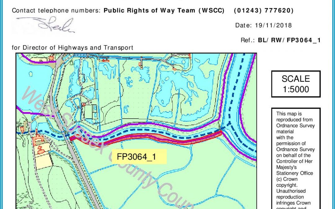 Footpath closed for clearance works