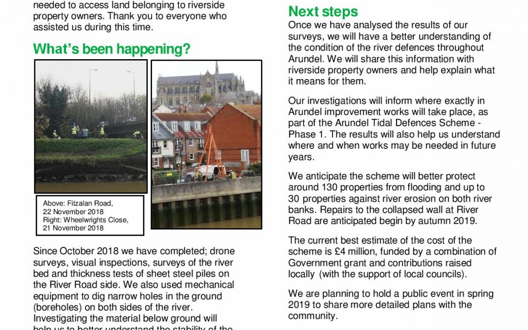 Arundel Tidal Defences Scheme – Phase 1