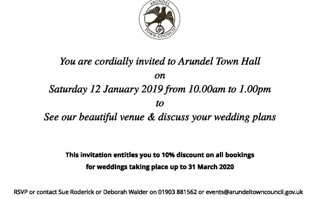 Town Hall Open Morning Invite