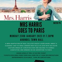 Mrs Harris goes to Paris Cinema Poster