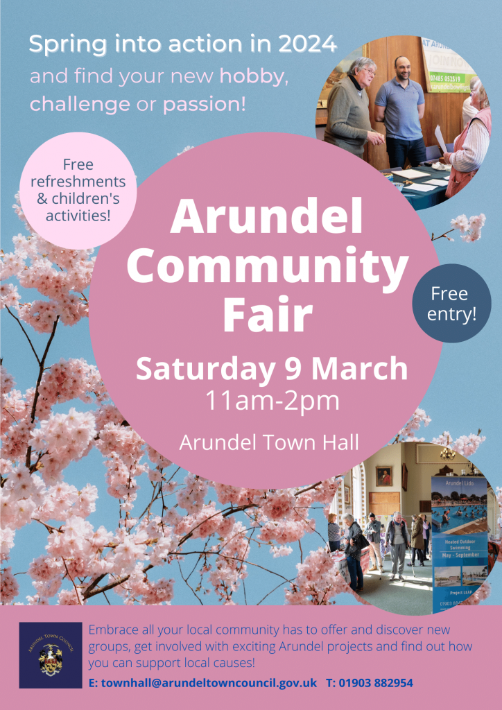 ARUNDEL COMMUNITY FAIR, SATURDAY 9 MARCH 2024 Arundel Town Council