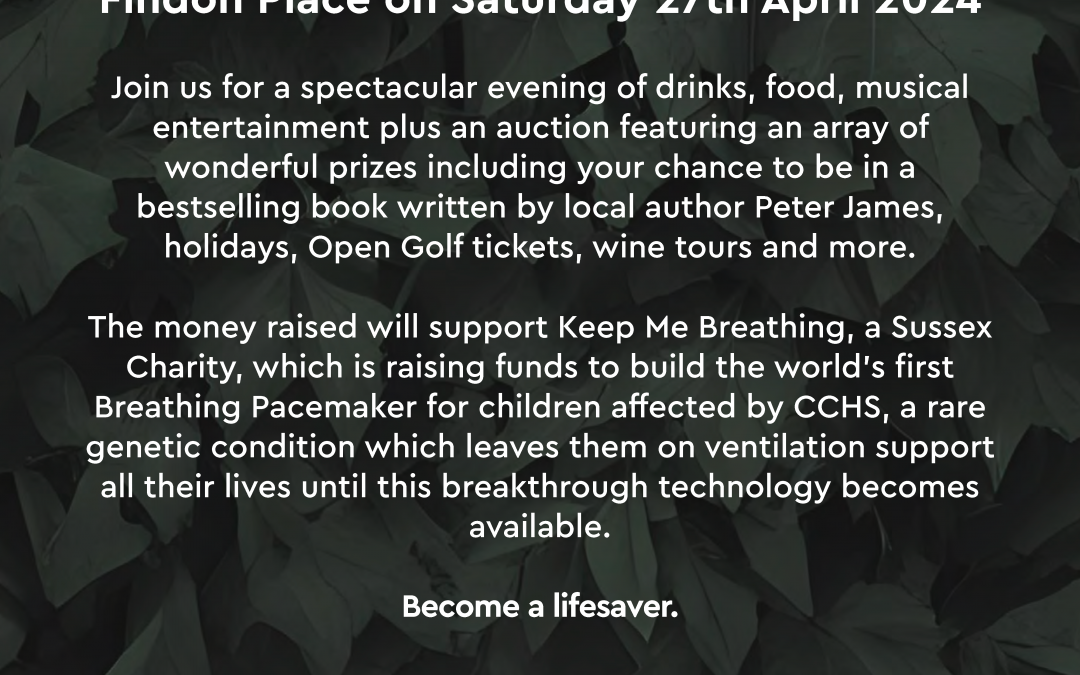 FUNDRAISER FOR ‘KEEP ME BREATHING’