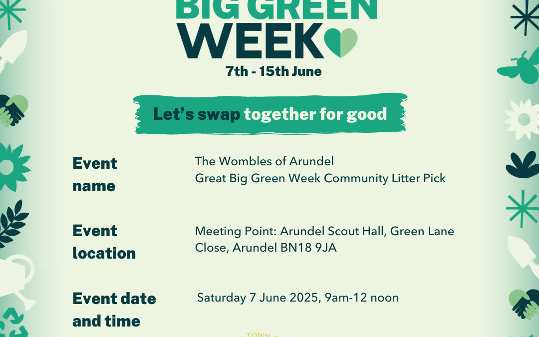 ‘The Wombles of Arundel’ Great Big Green Week Community Litter Pick