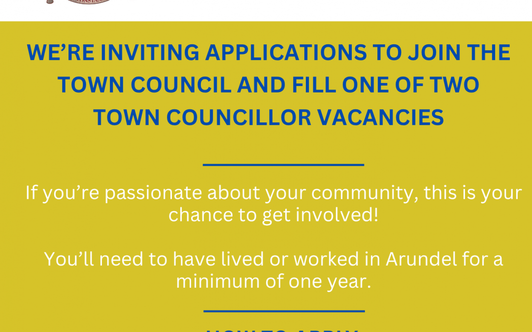 VACANCY FOR TWO TOWN COUNCILLORS