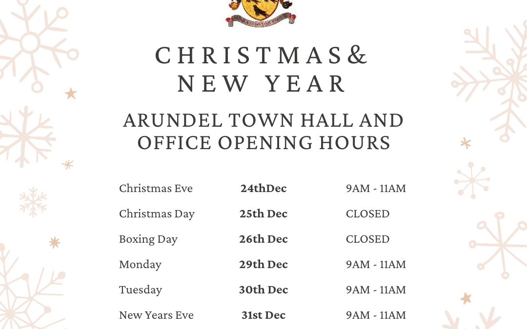 CHRISTMAS AND NEW YEAR OPENING