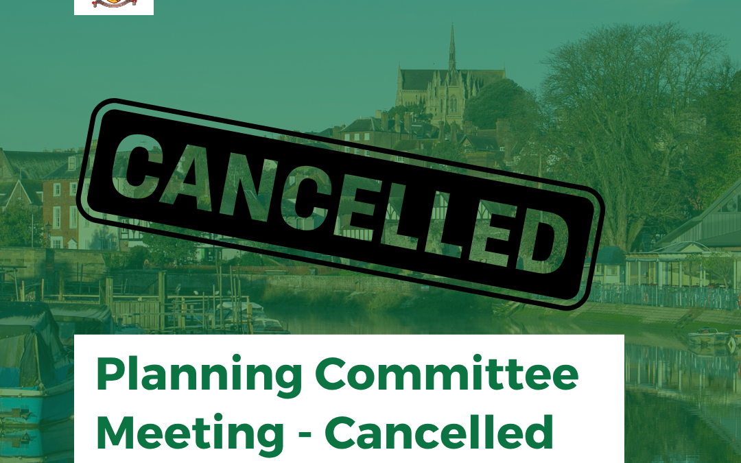 PLANNING committee MEETING CANCELLED