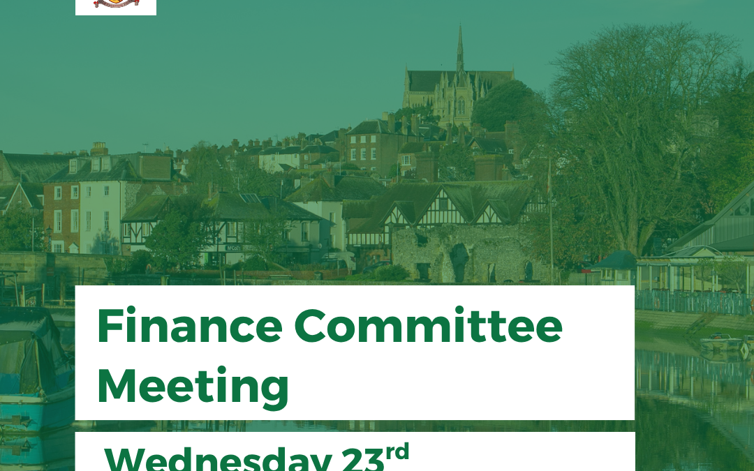 Finance committee meeting – Wednesday 23rd september 2026 at 6pm